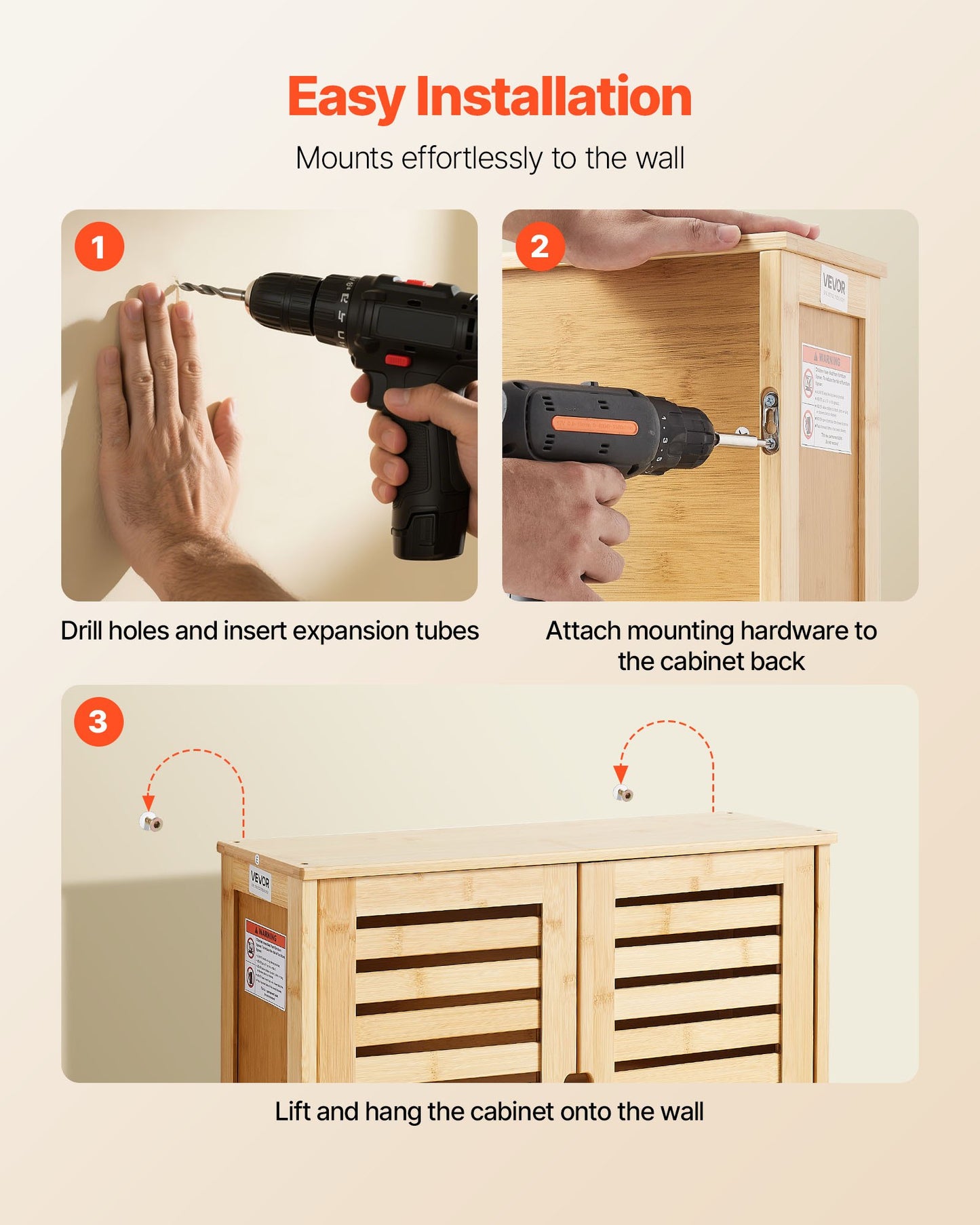 Armario de pared para baño, 2 puertas y estante ajustable, para colocar sobre el inodoro.